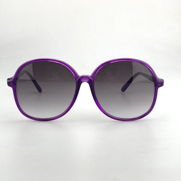 Vintage Cool-Ray Sunglasses Purple Round Oversized Retro - Picture 2 of 10